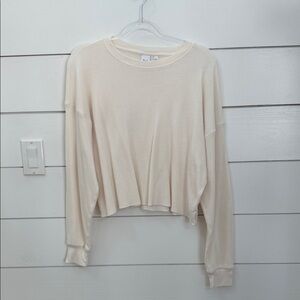 TNA Cream Long Sleeve Women's Top